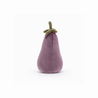 Jellycat Vivacious Vegetable Aubergine New Zealand | FVGUM7149